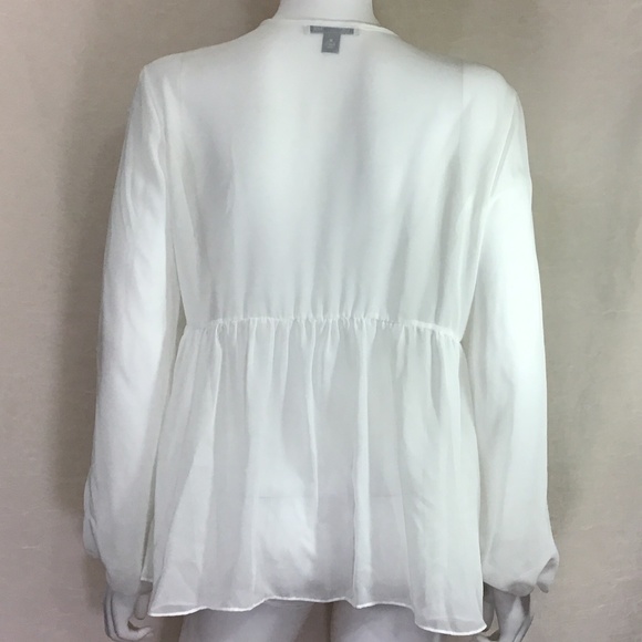 Luciano Dante White Bohemian Style Blouse - Picture 5 of 9